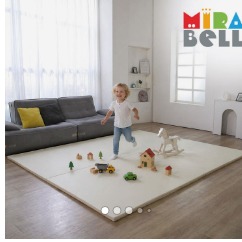 [미라벨] 아기유아 놀이방 몬스터 한판매트 층간소음방지 거실 폴더매트 향균형 340x280