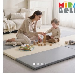 미라벨 실리케어 아기유아 놀이방 층간소음방지 5단 노틈새 항균형 폴더매트 120X160